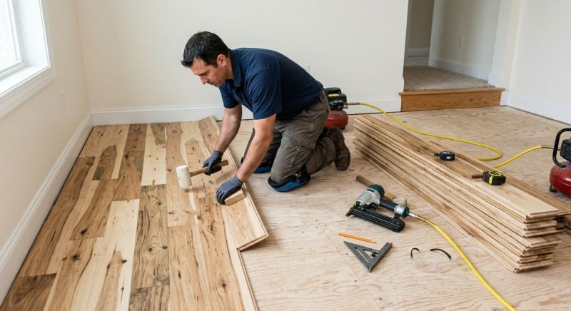 Hickory Floor Installation in Freehold, NJ