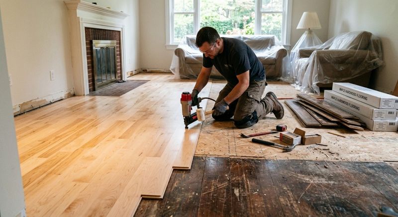 Maple Flooring Installation in Edison, NJ