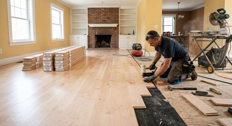 Maple Flooring Installation in Marlboro, NJ
