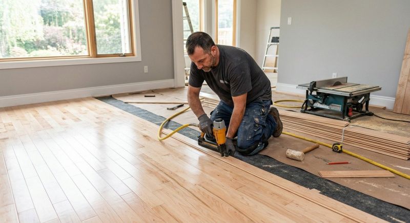 Maple Flooring Installation in Metuchen, NJ