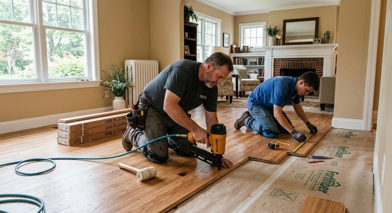 Oak Floor Installation in Matawan, NJ