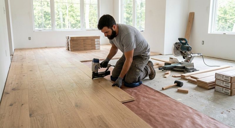 Oak Floor Installation in Ocean County, NJ
