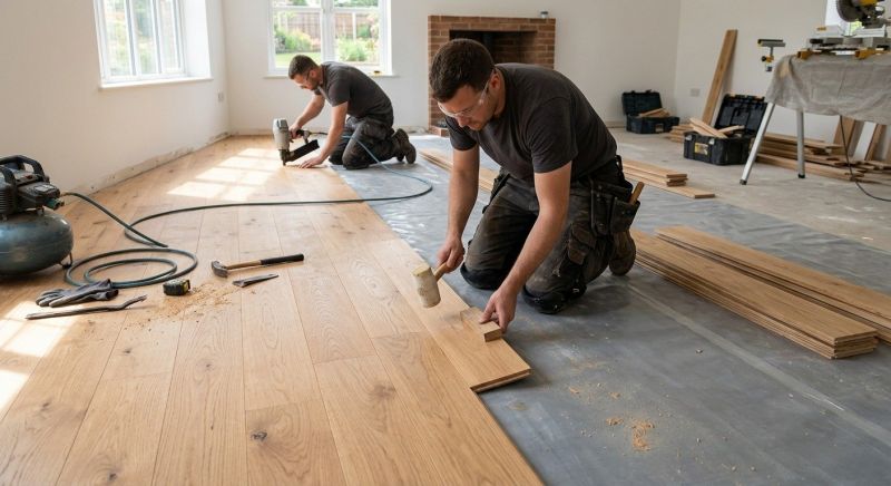 Oak Floor Installation in Old Bridge, NJ