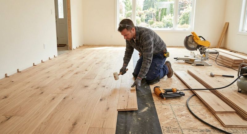 Oak Floor Installation in West Long Branch, NJ