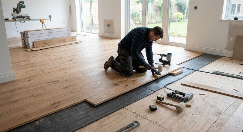 Oak Floor Installation in West Long Branch, NJ