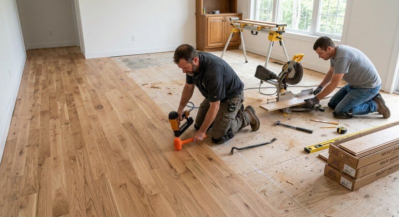 Oak Floor Installation in West Long Branch, NJ