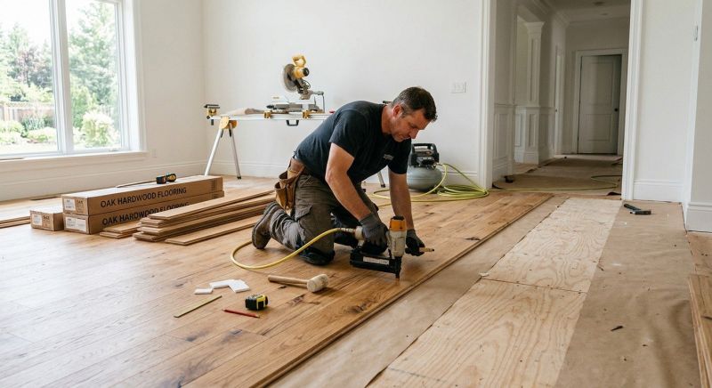 Oak Floor Installation in West Long Branch, NJ