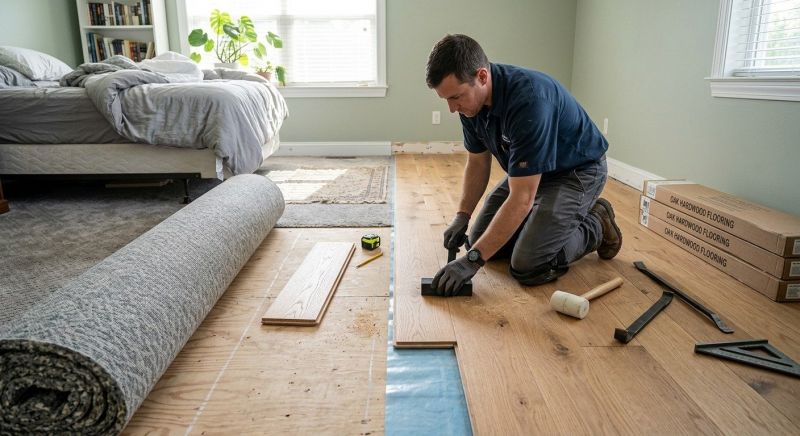 Oak Floor Replacement in Freehold, NJ