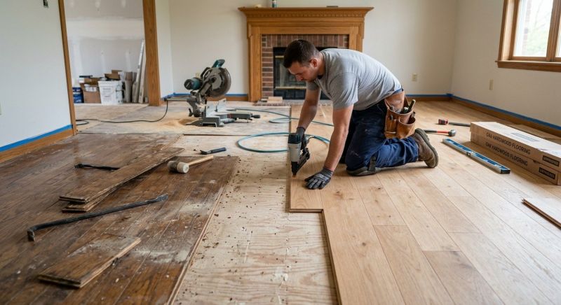 Oak Floor Replacement in Freehold, NJ