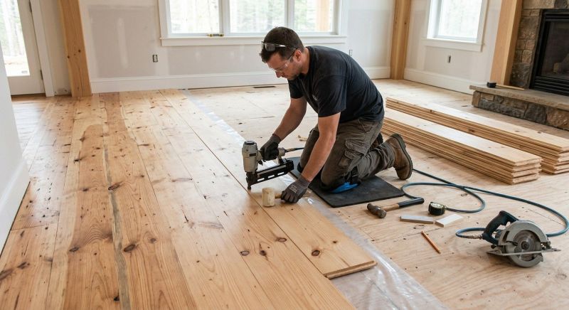 Pine Floor Installation in Freehold, NJ