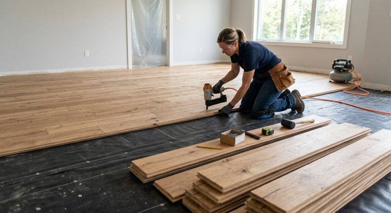 Plank Floor Installation in Freehold, NJ