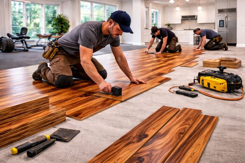 Teak Flooring Installation in Freehold, NJ