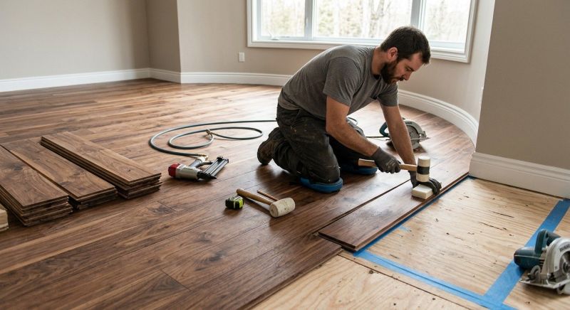 Walnut Flooring Installation in Freehold, NJ