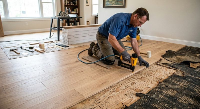 Wood Floor Replacement in Long Branch, NJ