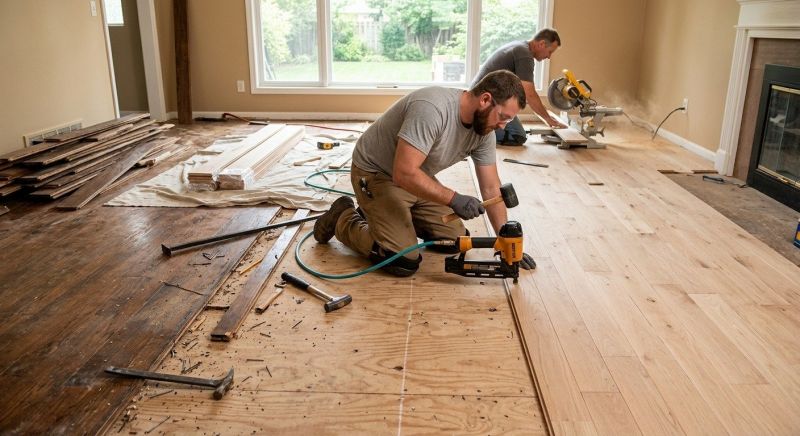 Wood Floor Replacement in West Long Branch, NJ